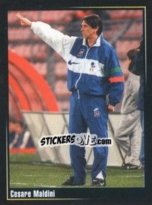 Figurina Cesare Maldini - Superalbum In Azzurro n. 137 - Panini