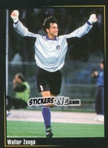 Sticker Walter Zenga - Superalbum In Azzurro n. 143 - Panini
