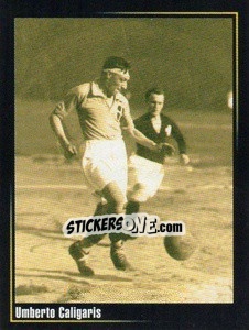 Cromo Umberto Caligaris - Superalbum In Azzurro n. 145 - Panini