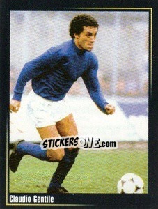 Sticker Claudio Gentile - Superalbum In Azzurro - Panini