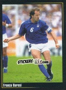 Sticker Franco Baresi - Superalbum In Azzurro n. 150 - Panini