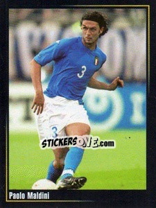 Sticker Paolo Maldini - Superalbum In Azzurro n. 151 - Panini