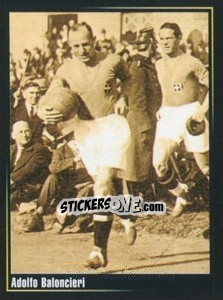 Figurina Adolfo Baloncieri - Superalbum In Azzurro n. 152 - Panini