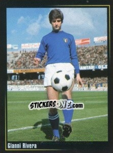 Sticker Gianni Rivera - Superalbum In Azzurro n. 155 - Panini