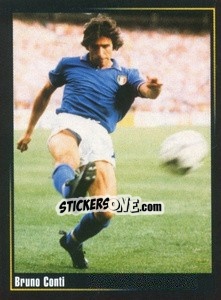 Sticker Bruno Conti - Superalbum In Azzurro n. 159 - Panini