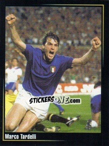 Sticker Marco Tardelli - Superalbum In Azzurro n. 160 - Panini