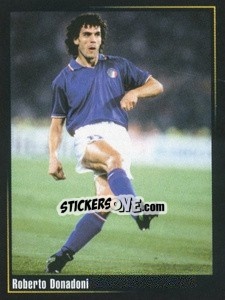 Sticker Roberto Donadoni - Superalbum In Azzurro n. 161 - Panini