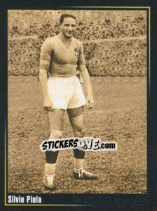 Sticker Silvio Piola - Superalbum In Azzurro n. 164 - Panini