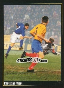 Sticker Christian Vieri - Superalbum In Azzurro n. 171 - Panini