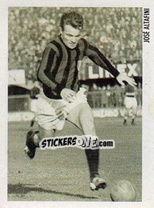 Sticker José Altafini - Superalbum. Storia e miti del calcio italiano n. 21 - Panini