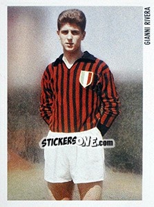 Sticker Gianni Rivera - Superalbum. Storia e miti del calcio italiano n. 27 - Panini