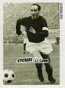 Sticker Ezio Pascutti - Superalbum. Storia e miti del calcio italiano - Panini