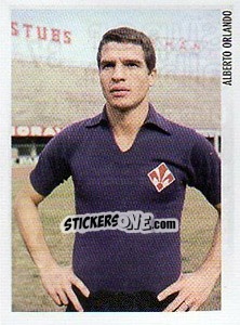 Cromo Alberto Orlando - Superalbum. Storia e miti del calcio italiano - Panini