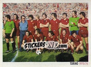 Sticker Torino 1975/76 - Superalbum. Storia e miti del calcio italiano n. 77 - Panini