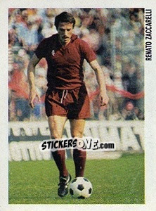 Sticker Renato Zaccarelli - Superalbum. Storia e miti del calcio italiano n. 79 - Panini