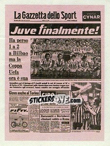 Sticker La Gazzetta dello Sport - Superalbum. Storia e miti del calcio italiano - Panini
