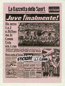 Sticker La Gazzetta dello Sport - Superalbum. Storia e miti del calcio italiano n. 83 - Panini