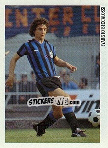 Sticker Evaristo Beccalossi - Superalbum. Storia e miti del calcio italiano n. 96 - Panini