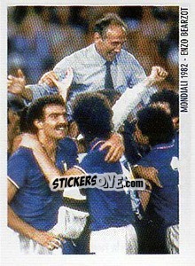 Sticker Mondiali 1982 - Enzo Bearzot - Superalbum. Storia e miti del calcio italiano n. 110 - Panini