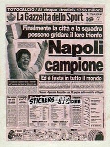 Cromo La Gazzetta dello Sport