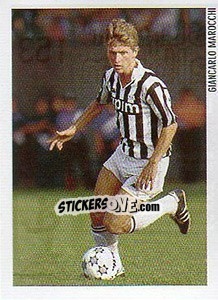 Sticker Giancarlo Marocchi - Superalbum. Storia e miti del calcio italiano n. 153 - Panini