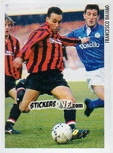 Sticker Francesco Baiano - Superalbum. Storia e miti del calcio italiano n. 166 - Panini