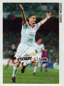 Sticker Daniele Massaro - Superalbum. Storia e miti del calcio italiano n. 172 - Panini