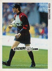 Sticker Sebastiano Rossi - Superalbum. Storia e miti del calcio italiano n. 174 - Panini