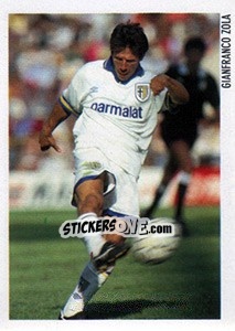 Sticker Gianfranco Zola - Superalbum. Storia e miti del calcio italiano n. 175 - Panini