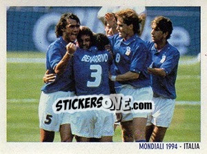 Figurina Mondiali 1994 - Italia - Superalbum. Storia e miti del calcio italiano - Panini