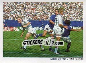Sticker Mondiali 1994 - Dino  Baggio - Superalbum. Storia e miti del calcio italiano - Panini