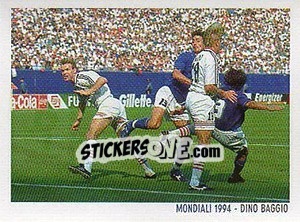 Sticker Mondiali 1994 - Dino  Baggio - Superalbum. Storia e miti del calcio italiano n. 178 - Panini