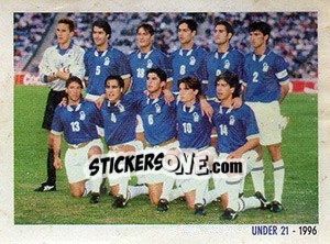 Sticker Under 21 - 1996 - Superalbum. Storia e miti del calcio italiano n. 192 - Panini
