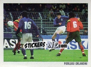 Sticker Pierluigi Orlandini - Superalbum. Storia e miti del calcio italiano - Panini