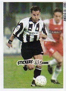 Sticker Angelo Di Livio - Superalbum. Storia e miti del calcio italiano n. 204 - Panini