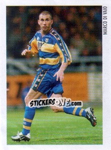 Sticker Marco Di Vaio - Superalbum. Storia e miti del calcio italiano n. 244 - Panini