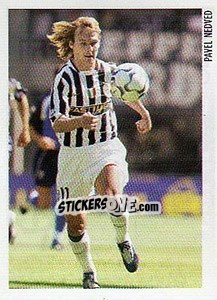 Sticker Pavel Nedved - Superalbum. Storia e miti del calcio italiano n. 261 - Panini