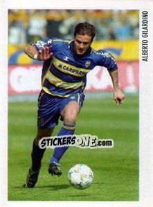 Sticker Alberto Gilardino - Superalbum. Storia e miti del calcio italiano n. 264 - Panini