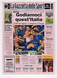 Sticker La Gazzetta dello Sport - Superalbum. Storia e miti del calcio italiano n. 267 - Panini