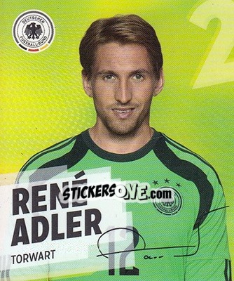 Sticker Rene Adler - DFB-Sammelalbum 2014 - Rewe