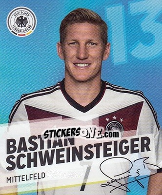 Cromo Bastian Schweinsteiger - DFB-Sammelalbum 2014 - Rewe