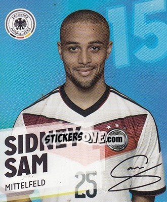 Figurina Sidney Sam - DFB-Sammelalbum 2014 n. 15 - Rewe