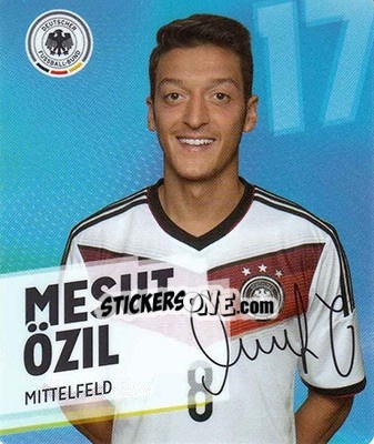 Sticker Mesut Özil - DFB-Sammelalbum 2014 n. 17 - Rewe