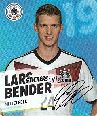 Sticker Lars Bender - DFB-Sammelalbum 2014 n. 19 - Rewe