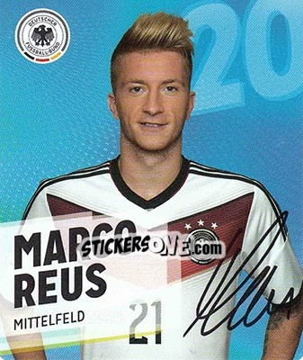 Sticker Marco Reus - DFB-Sammelalbum 2014 n. 20 - Rewe