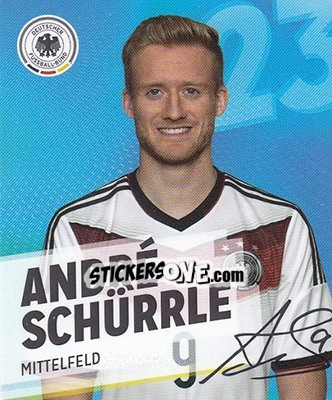 Sticker Andre Schürrle - DFB-Sammelalbum 2014 n. 23 - Rewe