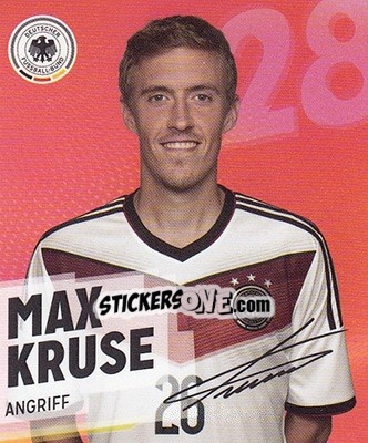 Sticker Max Kruse - DFB-Sammelalbum 2014 - Rewe