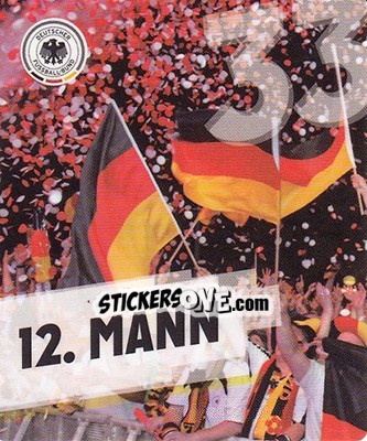 Sticker 12. Mann - DFB-Sammelalbum 2014 - Rewe
