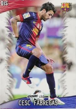 Sticker Cesc Fàbregas - Las Fichas Quiz De La Liga 2013-2014 n. 15 - Mundicromo