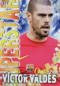 Cromo Víctor Valdés - Las Fichas Quiz De La Liga 2013-2014 n. 23 - Mundicromo
